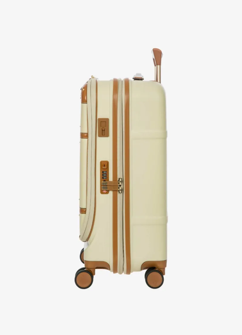Brics Spinner (4 Wheel) | Hardside Luggage-Bellagio 3 Business Cabin Trolley - Cream