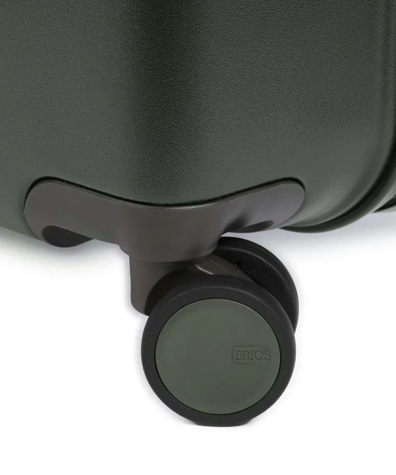 Brics Spinner (4 Wheel) | Hardside Luggage-Bellagio 3 Cabin Trolley - Olive