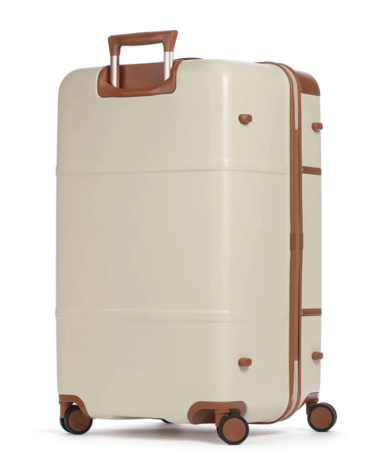 Brics Hardside Luggage | Spinner (4 Wheel)-Bellagio 3 Large Travel Trunk - Cream