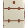 Brics Spinner (4 Wheel) | Hardside Luggage-Bellagio 3 Medium Travel Trunk - Cream