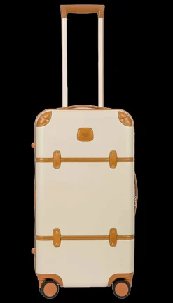 Brics Spinner (4 Wheel) | Hardside Luggage-Bellagio 2 Small Travel Trunk - Cream
