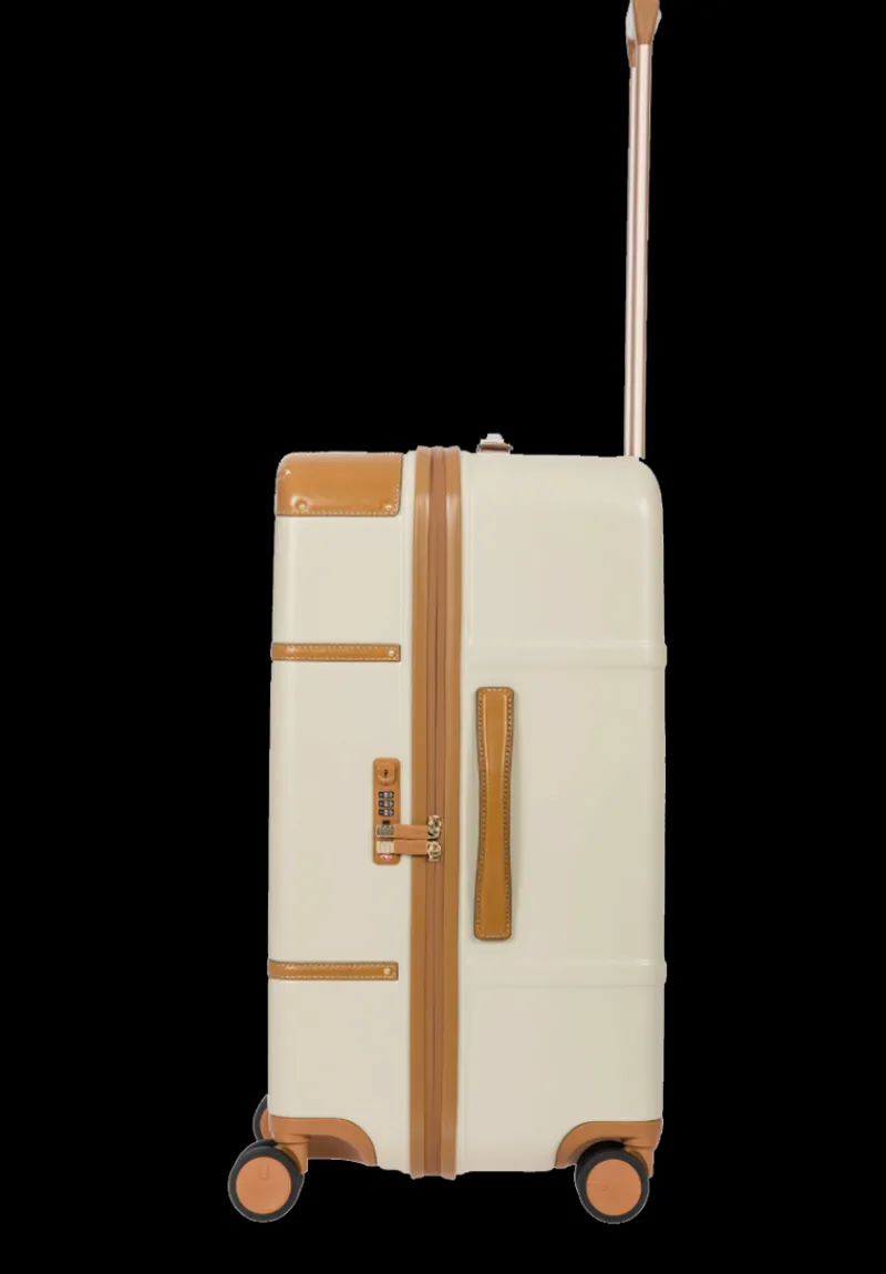 Brics Spinner (4 Wheel) | Hardside Luggage-Bellagio 2 Small Travel Trunk - Cream