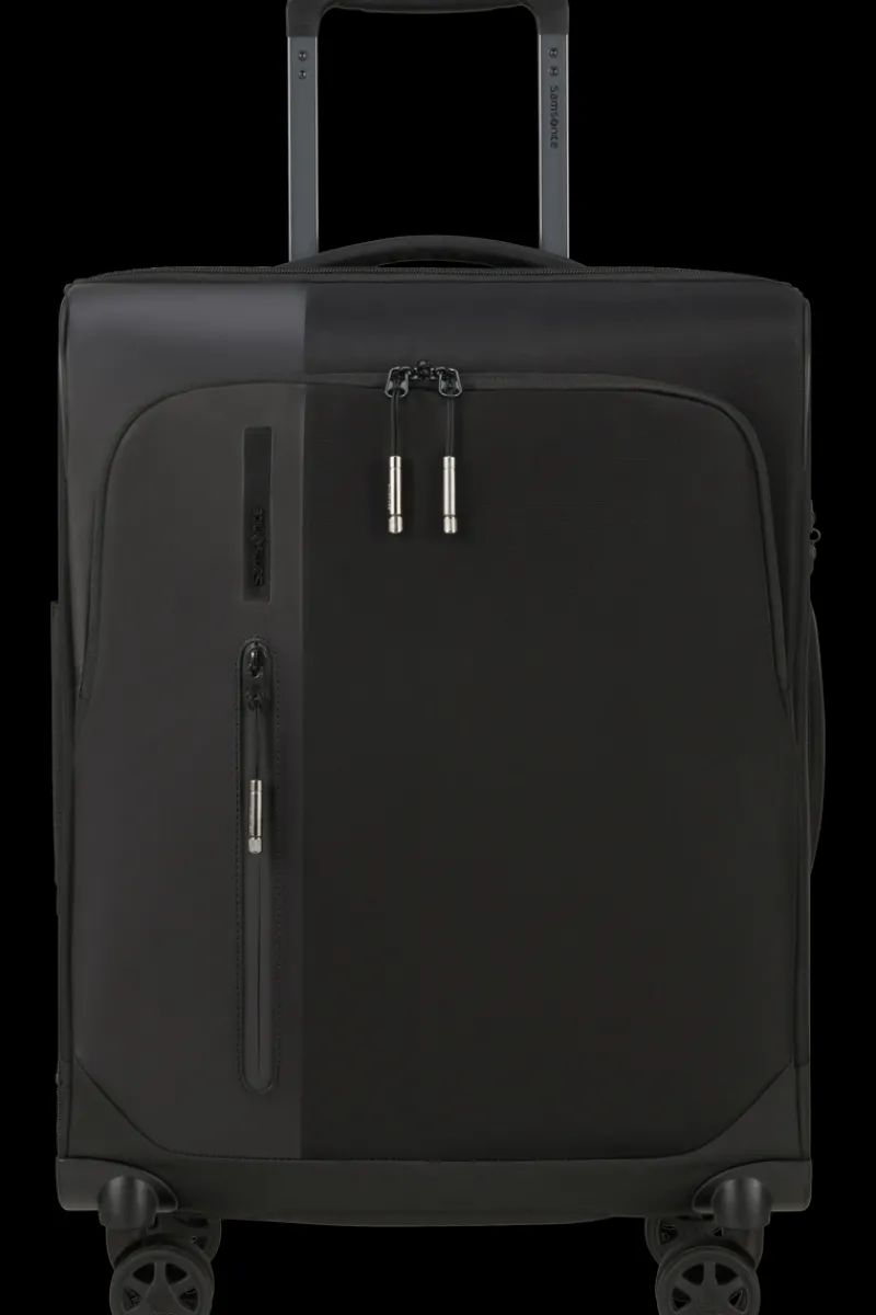 Samsonite Spinner (4 Wheel) | Softside Luggage-BIZ2GO TRVL Spinner (4 wheels) 55cm - Black