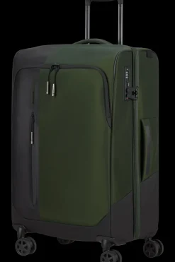 Samsonite Spinner (4 Wheel) | Softside Luggage-BIZ2GO TRVL Spinner (4 wheels) 66cm - Earth Green
