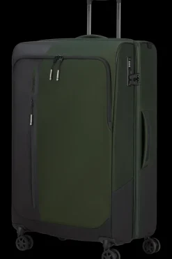 Samsonite Spinner (4 Wheel) | Softside Luggage-BIZ2GO TRVL Spinner (4 wheels) 77cm - Earth Green