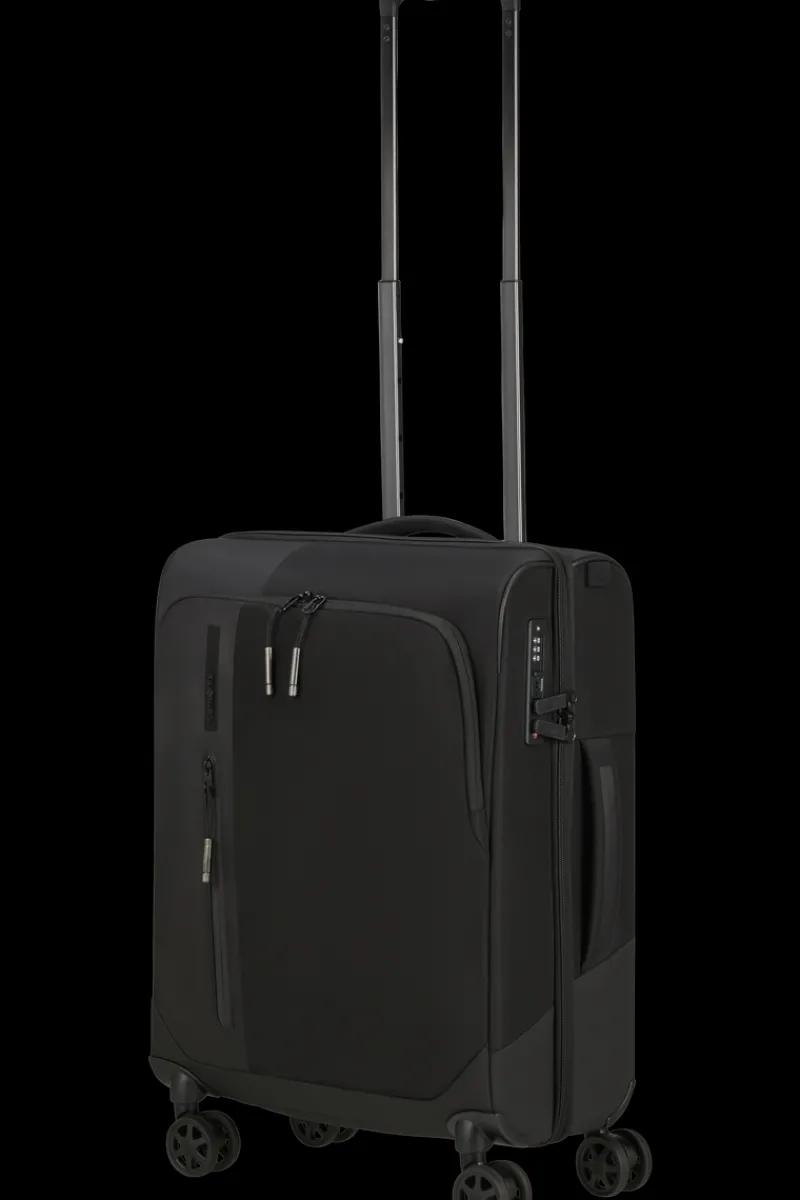 Samsonite Spinner (4 Wheel) | Softside Luggage-BIZ2GO TRVL Spinner (4 wheels) 55cm - Black