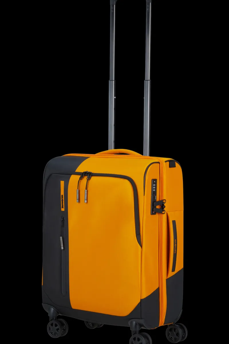 Samsonite Spinner (4 Wheel) | Softside Luggage-BIZ2GO TRVL Spinner (4 wheels) 55cm - Radiant Yellow