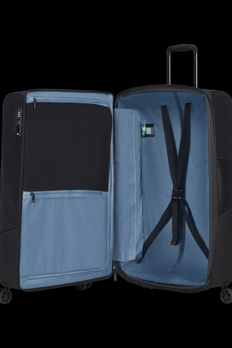 Samsonite Spinner (4 Wheel) | Softside Luggage-BIZ2GO TRVL Spinner (4 wheels) 77cm - Black