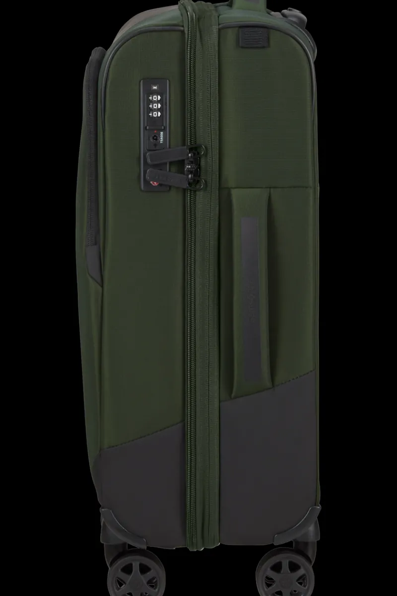 Samsonite Spinner (4 Wheel) | Softside Luggage-BIZ2GO TRVL Spinner (4 wheels) 55cm - Earth Green