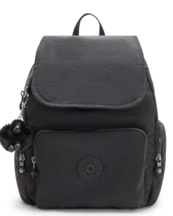 Kipling Backpacks-City Zip S Small Backpack with Adjustable Straps - Black Noir (black)