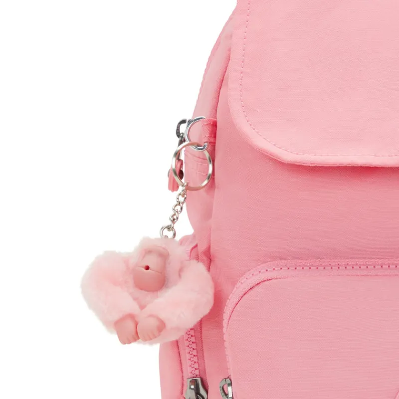 Kipling Backpacks-City Zip S Small Backpack with Adjustable Straps - Enjoyable Blush (pink)