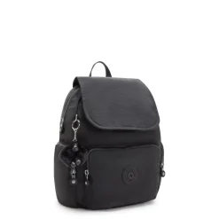Kipling Backpacks-City Zip S Small Backpack with Adjustable Straps - Black Noir (black)
