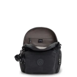 Kipling Backpacks-City Zip S Small Backpack with Adjustable Straps - Black Noir (black)
