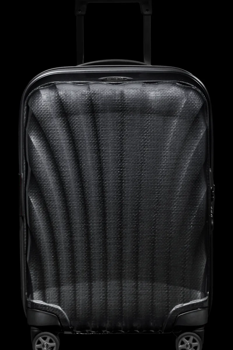 Samsonite Spinner (4 Wheel) | Lightweight Luggage-C-Lite Spinner (4 wheels) 55cm Expandable Cabin - Black