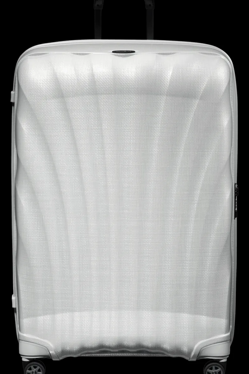 Samsonite Spinner (4 Wheel) | Lightweight Luggage-C-Lite Spinner (4 wheels) 86cm - Off White