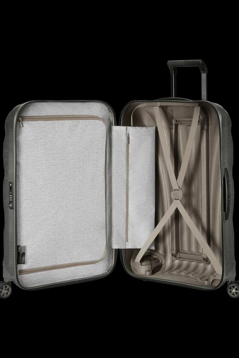 Samsonite Spinner (4 Wheel) | Lightweight Luggage-C-Lite Spinner (4 wheels) 75cm - Metallic Green