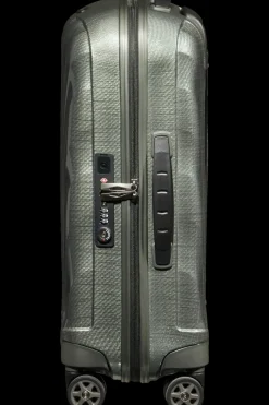 Samsonite Spinner (4 Wheel) | Hardside Luggage-C-Lite Spinner (4 wheels) 55cm Cabin - Metallic Green