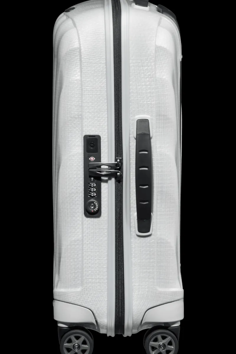 Samsonite Spinner (4 Wheel) | Lightweight Luggage-C-Lite Spinner (4 wheels) 55cm Expandable Cabin - Off White