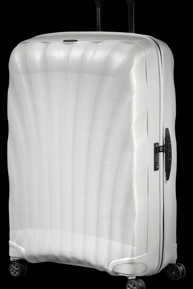 Samsonite Spinner (4 Wheel) | Lightweight Luggage-C-Lite Spinner (4 wheels) 86cm - Off White