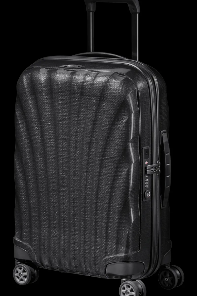 Samsonite Spinner (4 Wheel) | Lightweight Luggage-C-Lite Spinner (4 wheels) 55cm Expandable Cabin - Black