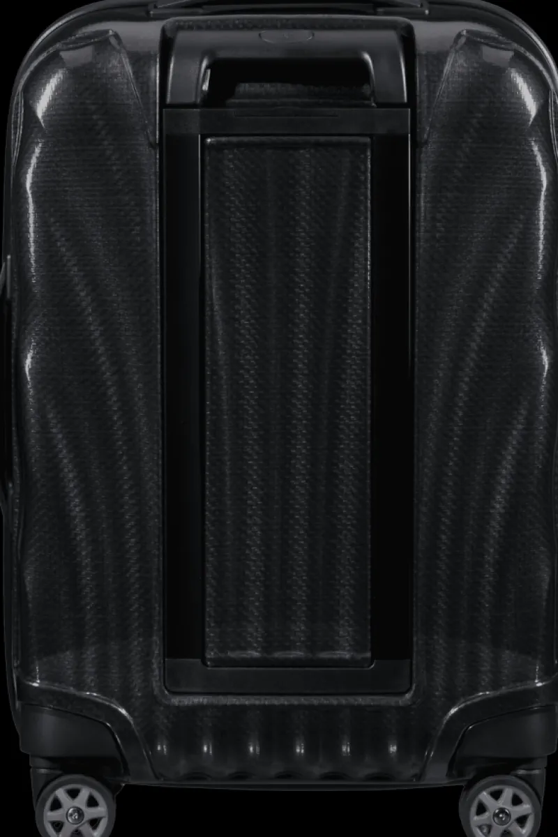 Samsonite Spinner (4 Wheel) | Hardside Luggage-C-Lite Spinner (4 wheels) 55cm Expandable Cabin - Black/Lime
