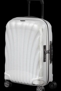 Samsonite Spinner (4 Wheel) | Lightweight Luggage-C-Lite Spinner (4 wheels) 55cm Expandable Cabin - Off White