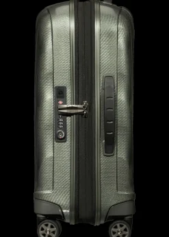 Samsonite Spinner (4 Wheel) | Lightweight Luggage-C-Lite Spinner (4 wheels) 55cm Expandable Cabin - Metallic Green
