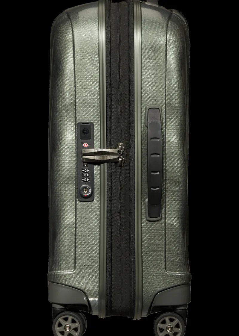 Samsonite Spinner (4 Wheel) | Lightweight Luggage-C-Lite Spinner (4 wheels) 55cm Expandable Cabin - Metallic Green
