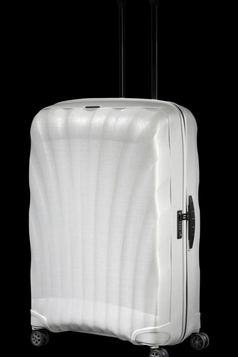Samsonite Spinner (4 Wheel) | Lightweight Luggage-C-Lite Spinner (4 wheels) 86cm - Off White
