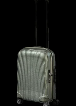 Samsonite Spinner (4 Wheel) | Lightweight Luggage-C-Lite Spinner (4 wheels) 55cm Expandable Cabin - Metallic Green
