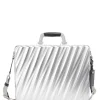 London Luggage Briefcases-19 Degree Aluminium Briefcase - Silver