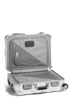 Tumi Spinner (4 Wheel) | Aluminium Luggage-19 Degree Aluminium Continental Carry-On - Silver