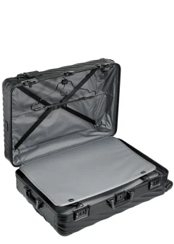Tumi Spinner (4 Wheel) | Aluminium Luggage-19 Degree Aluminium Extended Trip Packing Case - Matte Black