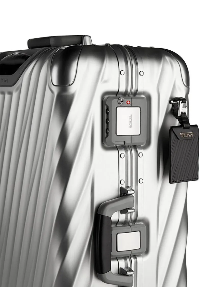 Tumi Spinner (4 Wheel) | Aluminium Luggage-19 Degree Aluminium Extended Trip Packing Case - Silver