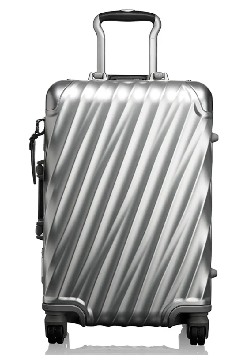 Tumi Spinner (4 Wheel) | Aluminium Luggage-19 Degree Aluminium International Carry-On - Silver