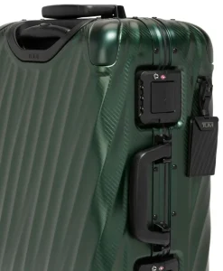 London Luggage Spinner (4 Wheel) | Hardside Luggage-19 Degree Aluminium International Carry-On 56cm - Texture Forest Green
