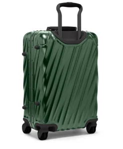 London Luggage Spinner (4 Wheel) | Hardside Luggage-19 Degree Aluminium International Carry-On 56cm - Texture Forest Green