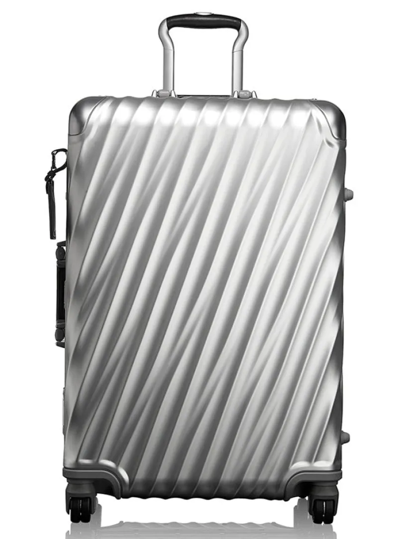 Tumi Spinner (4 Wheel) | Aluminium Luggage-19 Degree Aluminium Short Trip Packing Case - Silver