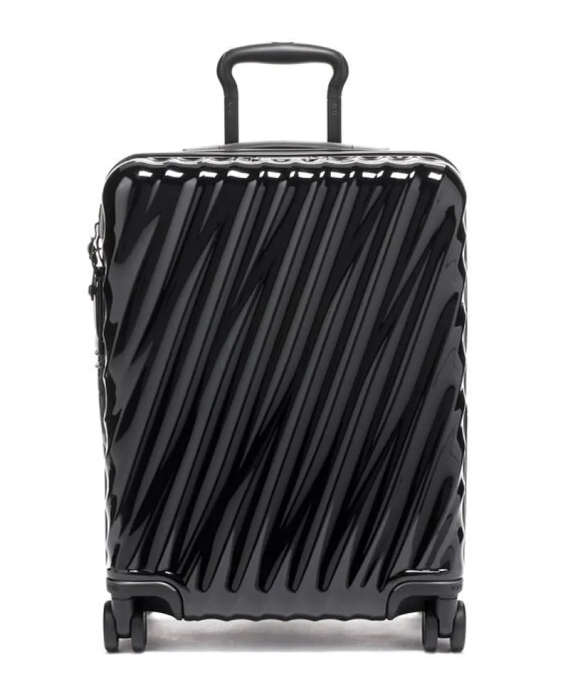 Tumi Spinner (4 Wheel) | Hardside Luggage-19 Degree Continental Expandable 4 Wheeled Carry-On - Black