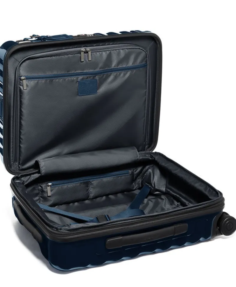 Tumi Spinner (4 Wheel) | Hardside Luggage-19 Degree Continental Expandable Carry-On 55cm - Navy