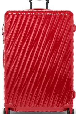 London Luggage Spinner (4 Wheel) | Hardside Luggage-19 Degree Degree Extended Trip Expandable Checked Luggage - Red