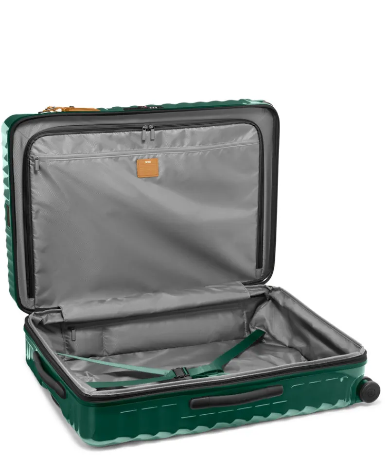 London Luggage Spinner (4 Wheel) | Hardside Luggage-19 Degree Extended Trip Expandable 4 Wheeled Packing Case - Hunter Green