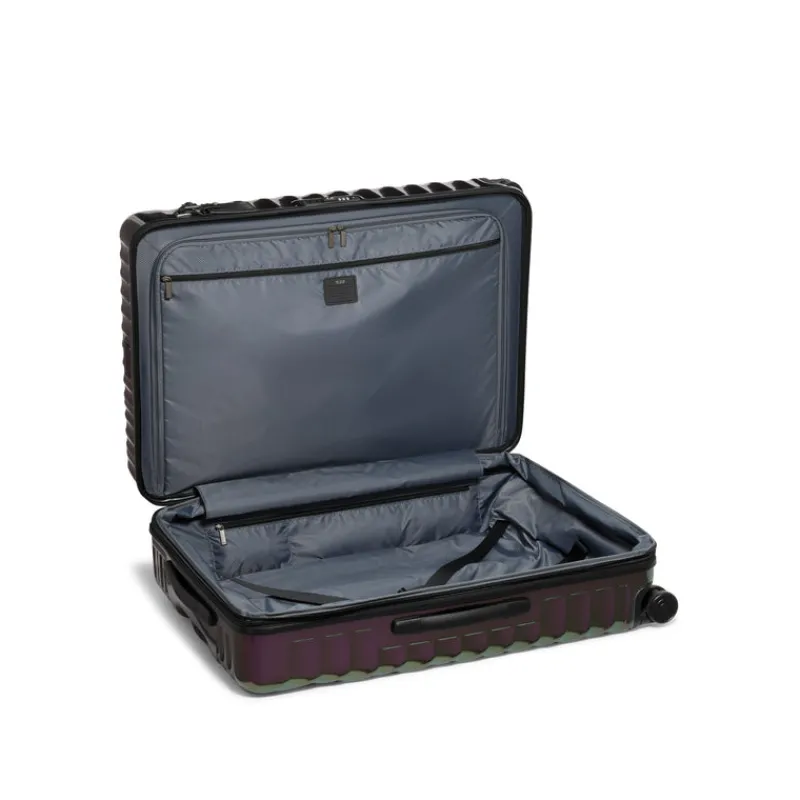 London Luggage Spinner (4 Wheel) | Hardside Luggage-19 Degree Extended Trip Expandable 4 Wheeled Packing Case - Iridescent dusk