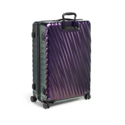London Luggage Spinner (4 Wheel) | Hardside Luggage-19 Degree Extended Trip Expandable 4 Wheeled Packing Case - Iridescent dusk
