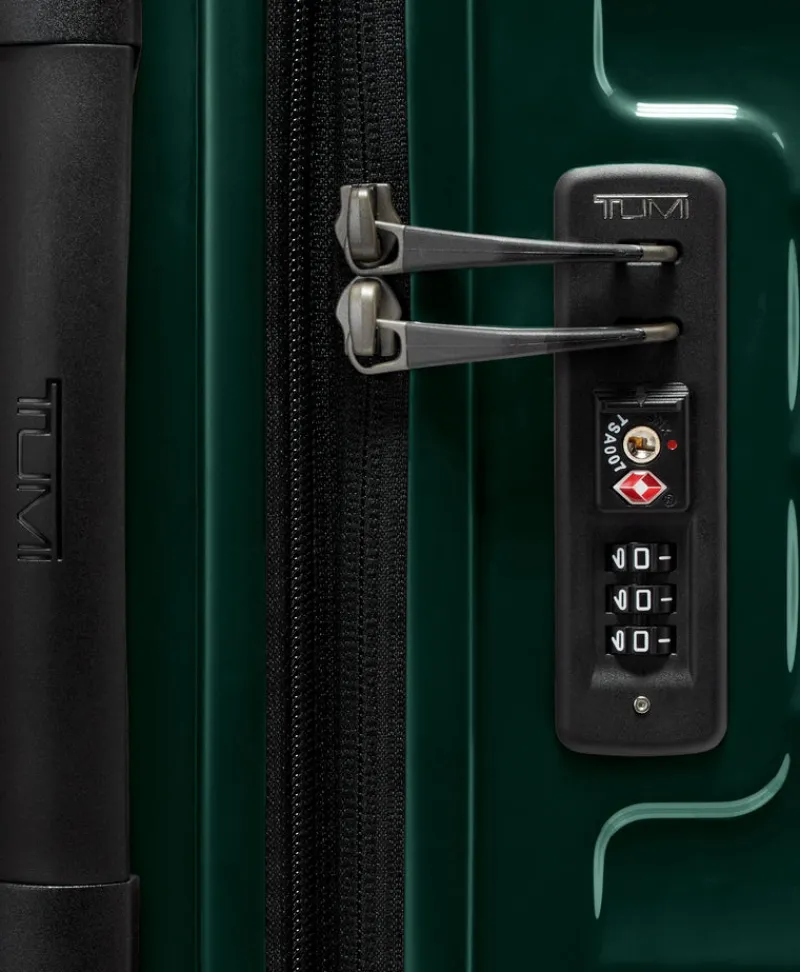 London Luggage Spinner (4 Wheel) | Hardside Luggage-19 Degree Extended Trip Expandable 4 Wheeled Packing Case - Hunter Green