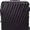 Tumi Spinner (4 Wheel) | Hardside Luggage-19 Degree Frame Continental 4 Wheeled Carry-On 55cm - Black Texture