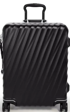 Tumi Spinner (4 Wheel) | Hardside Luggage-19 Degree Frame Continental 4 Wheeled Carry-On 55cm - Black Texture