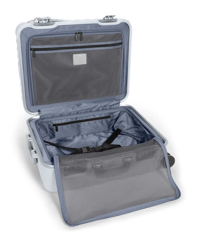 Tumi Spinner (4 Wheel) | Hardside Luggage-19 Degree Frame Continental 4 Wheeled Carry-On 55cm - Pearl Grey