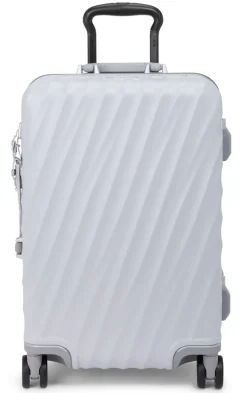 Tumi Spinner (4 Wheel) | Hardside Luggage-19 Degree Frame International 4 Wheeled Carry-On 55cm - Pearl Grey
