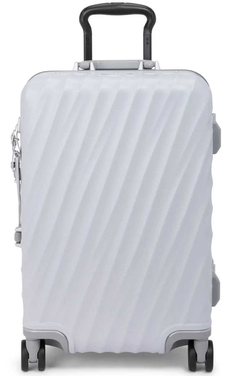 Tumi Spinner (4 Wheel) | Hardside Luggage-19 Degree Frame International 4 Wheeled Carry-On 55cm - Pearl Grey